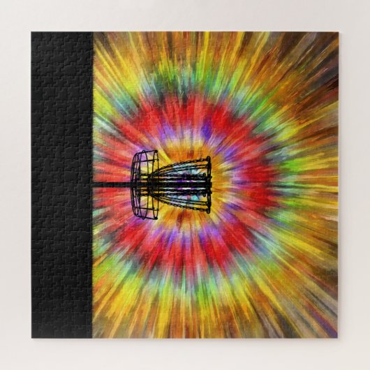 Disk Golf Tie Dye Legpuzzel (Horizontaal)