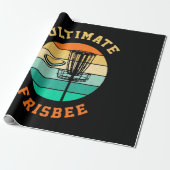 Disk Golf Ultimate Frisbee Cadeaupapier (Uitgerold)