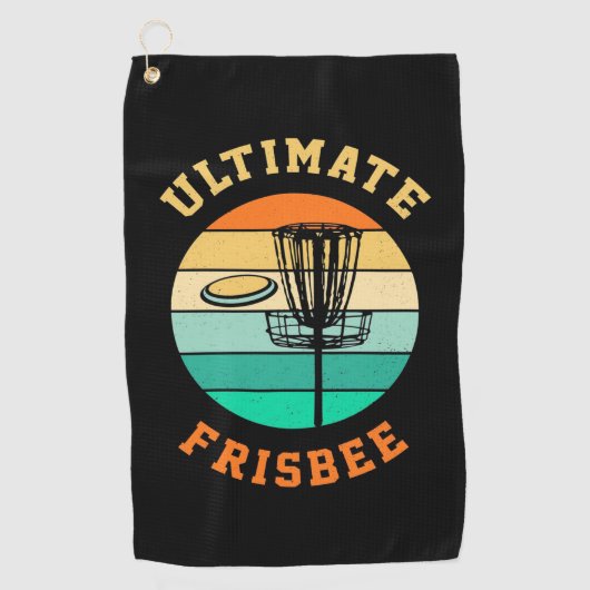 Disk Golf Ultimate Frisbee Golfhanddoek (Voorkant)