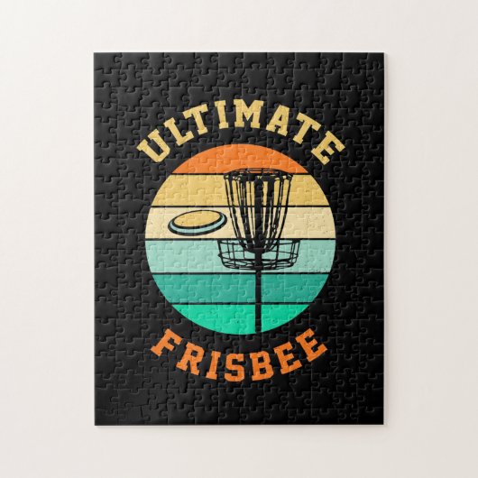 Disk Golf Ultimate Frisbee Legpuzzel (Verticaal)