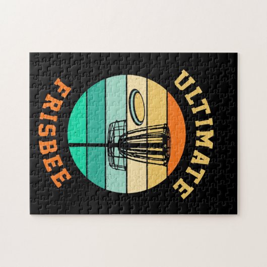 Disk Golf Ultimate Frisbee Legpuzzel (Horizontaal)