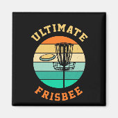 Disk Golf Ultimate Frisbee Magneet (Voorkant)