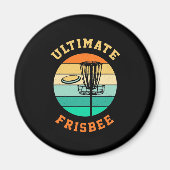Disk Golf Ultimate Frisbee Magneet (Voorkant)