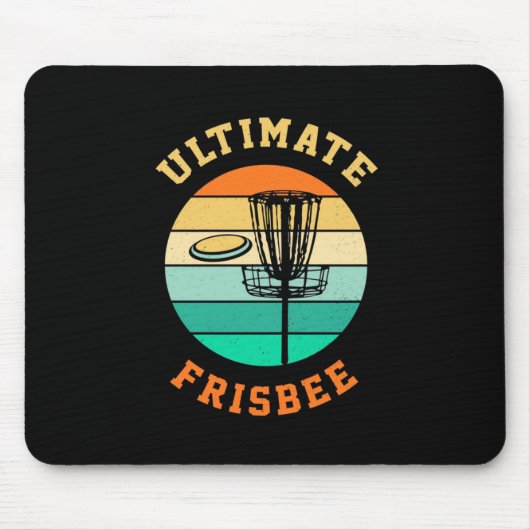 Disk Golf Ultimate Frisbee Muismat (Voorkant)