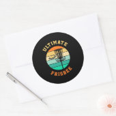 Disk Golf Ultimate Frisbee Ronde Sticker (Envelop)