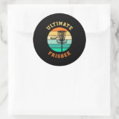 Disk Golf Ultimate Frisbee Ronde Sticker (Tas)