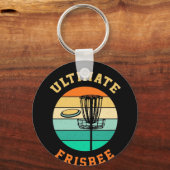 Disk Golf Ultimate Frisbee Sleutelhanger (Voorkant)