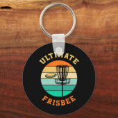 Disk Golf Ultimate Frisbee Sleutelhanger (Voorkant)