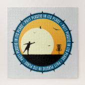 Disk Golfer Legpuzzel (Verticaal)