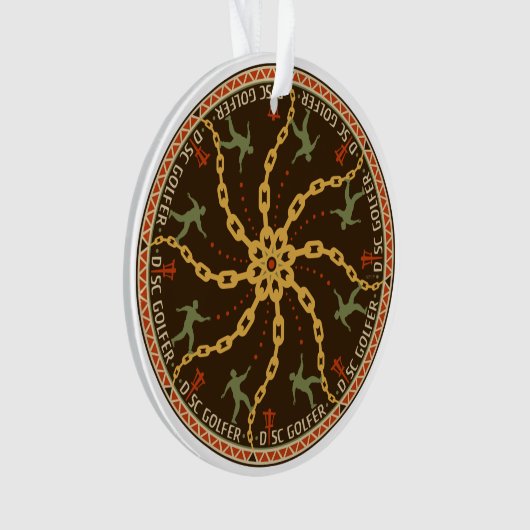 Disk Golfer Ornament (voorkant)
