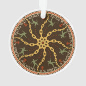 Disk Golfer Ornament (achterkant)