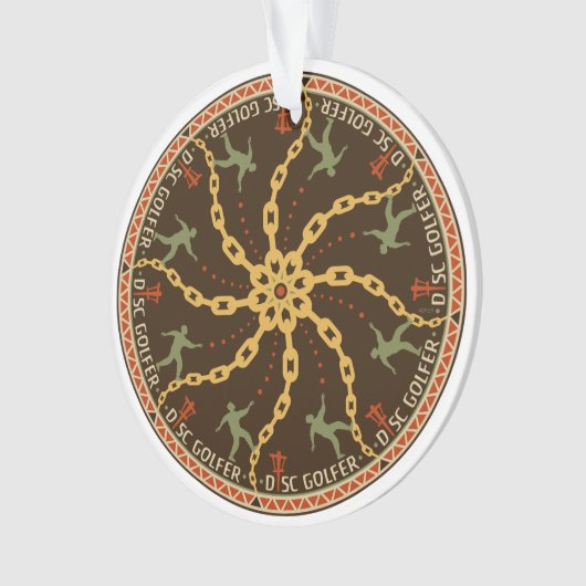 Disk Golfer Ornament (voorkant)