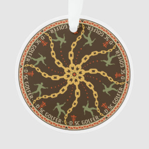 Disk Golfer Ornament