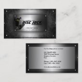 Disk Jock DJ-visitekaartje Visitekaartje (Voorkant / Achterkant)