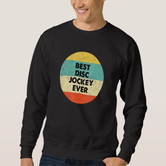 Disk Jockey Best Disk Jockey Server Trui (Voorkant)