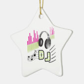 DISK JOCKEY KERAMISCH ORNAMENT (Links)
