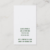 Disk Jockey-Platenspeler Visitekaartje (Achterkant)