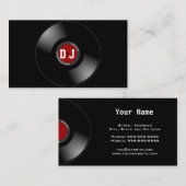 Disk Jockey Visitekaartje (Voorkant / Achterkant)