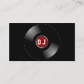 Disk Jockey Visitekaartje (Voorkant)