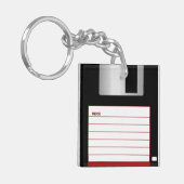  diskette sleutelhanger (Voorkant Links)