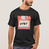 Diskette Throwback donderdag TBT Retro Geek T-shirt (Voorkant)