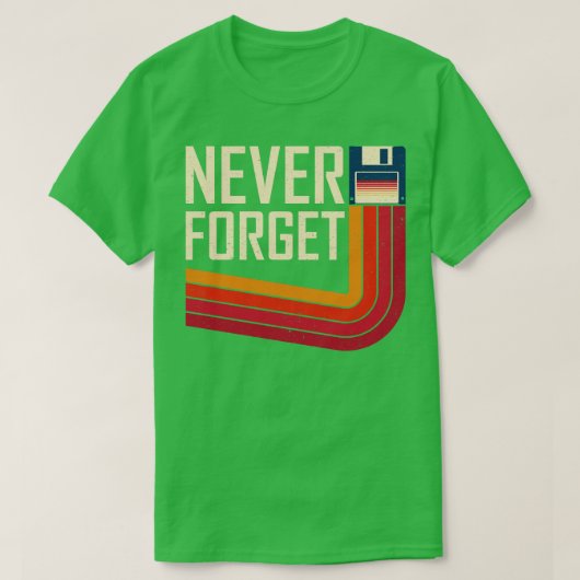 Diskette voor alle V2 T-shirt (Design voorkant)