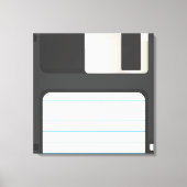 Diskettes voor diskettes canvas afdruk (Voorkant)