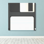 Diskettes voor diskettes canvas afdruk (Insitu (Houten vloer))