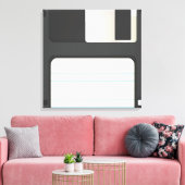 Diskettes voor diskettes canvas afdruk (Insitu (Woonkamer))