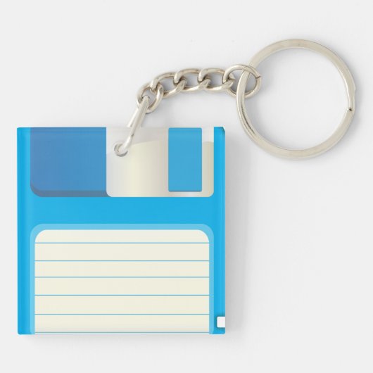 Diskettes voor diskettes sleutelhanger (Achterkant)