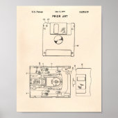 Diskettestation 1997 Patent Art - Old Peper Poster (Voorkant)