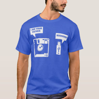 diskettestation Ik ben je vader T-shirt