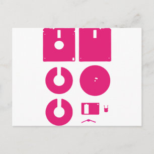 Diskettestation met 1,44 inch gedecimeerd briefkaart