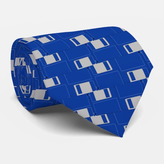 Diskettestation Stropdas (Opgerold)