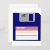 Diskettestations Kaart (Voorkant / Achterkant)