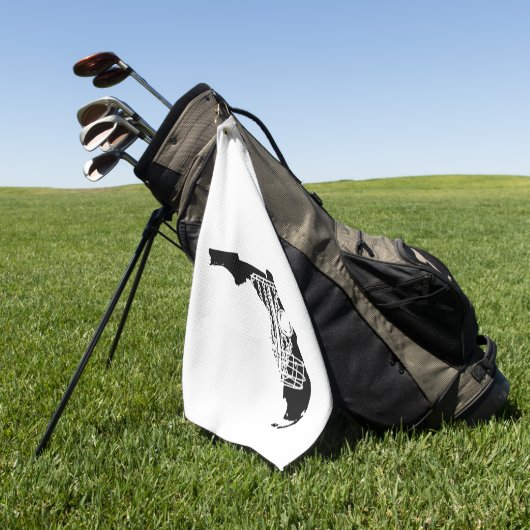 Diskgolf Florida - handdoek voor je diskgolf-tas. (Groen)
