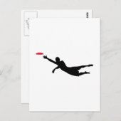 Diskgolf frisbee briefkaart (Voorkant / Achterkant)