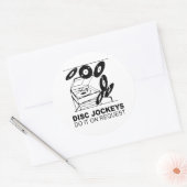 diskjockeys doen het op verzoek ronde sticker (Envelop)