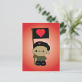 Diskus Revolution Puppy Post Card Briefkaart (Staand voorkant)