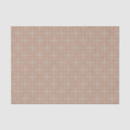 Dismal Mocha Prairie Lattice Western Folk Noir Tissuepapier