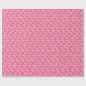 Dismal Pink Wrapping Paper Cows Western Ranch Cadeaupapier (Vlak)