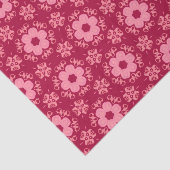 Dismal Prairie Rosework Crimson Pink Petal Tissuepapier (Detail)