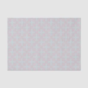 Dismal Southwestern Cross Motief Zacht Grijs Aqua Tissuepapier