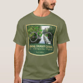 Dismal Swamp Canal Trail (fiets2) T-shirt (Voorkant)