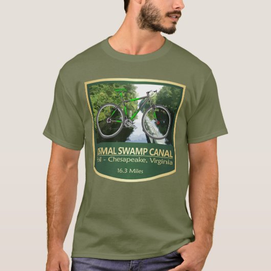 Dismal Swamp Canal Trail (fiets2) T-shirt (Voorkant)