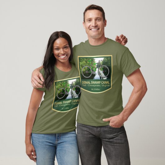 Dismal Swamp Canal Trail (fiets2) T-shirt (Unisex)