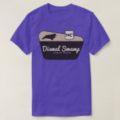 Dismal Swamp State Park North Olina Welkomstbord T-shirt (Design voorkant)