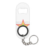 Dismantel Black Sleutelhanger met flesopening Mini Flessenopener (Achterkant)