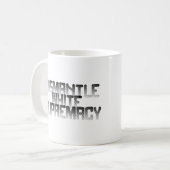 Dismantle White Supremacy Koffiemok (Voorkant links)