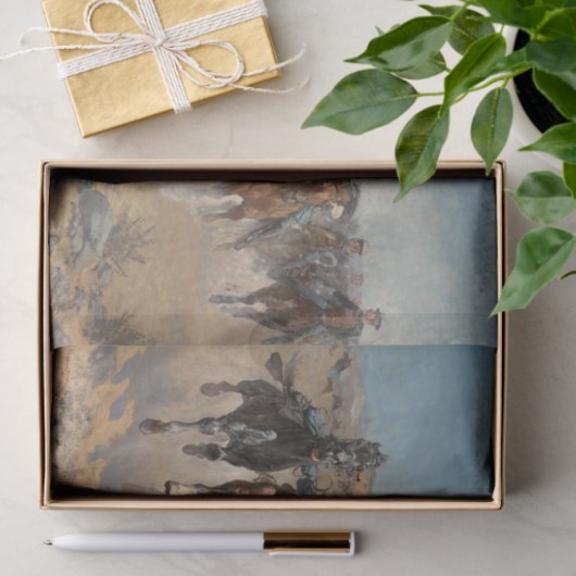 Dismounted the Fourth Troopers, Frederic Remington Tissuepapier (Geschenk)